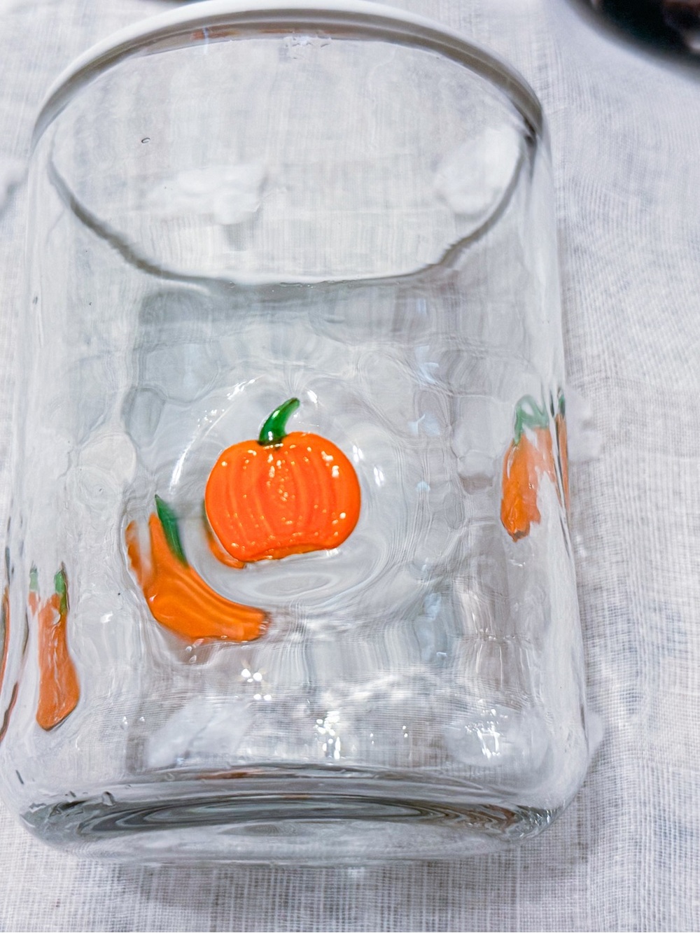 New! 3pc Rae Dunn & anthropologie icon juice glasses fall halloween theme - Picture 3 of 5